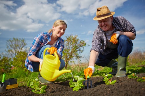 Internal review of a landscaping complaint and project records